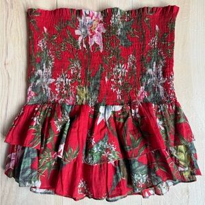 Etoile Isabel Marant Smocked Strapless Top